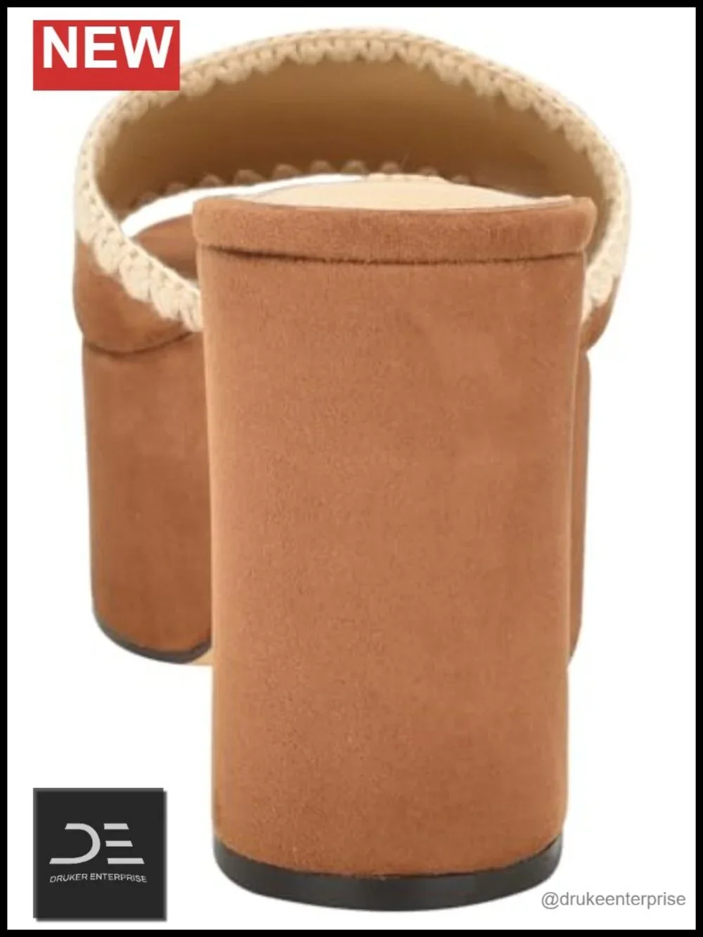 Nine West Yickie Suede Wedge Sandals Slip On Round Toe
